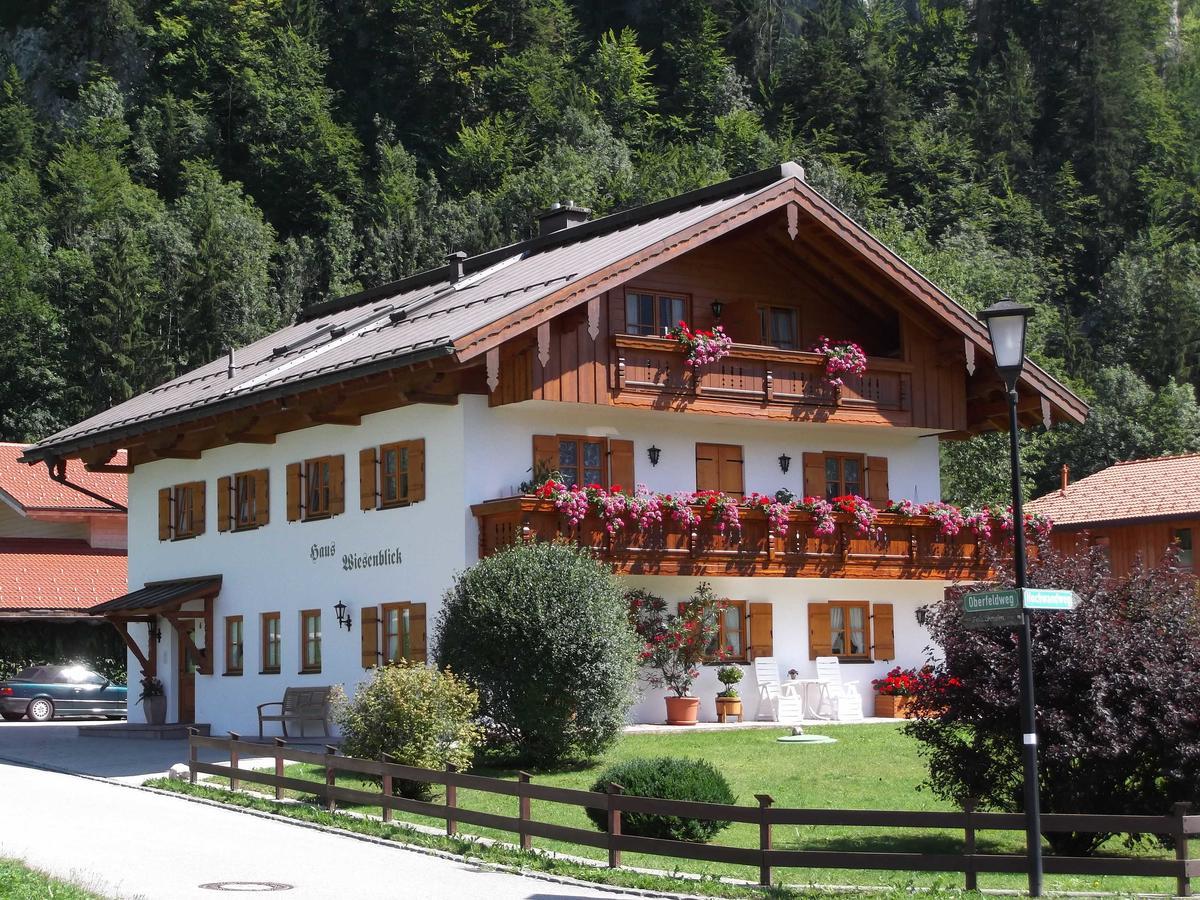 Haus Wiesenblick Oberwössen Eksteriør billede